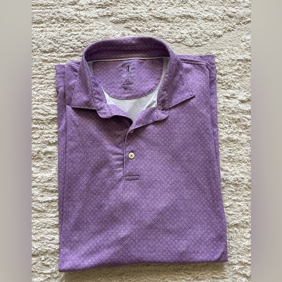 Johnnie-O purple performance polo Size XL - Picture 3 of 4